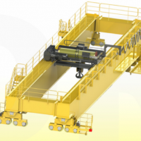 金華起重機廠家生產500T以下雙梁歐式起重機